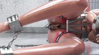 Hardcore Locked and Gagged Teen Slave 3D BDSM Animation