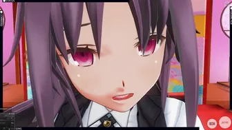 3D HENTAI Konno Yuuki loves cum in her pussy