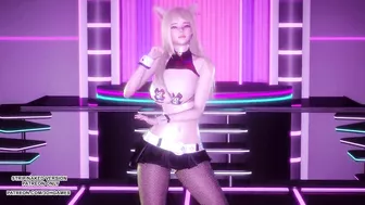 [MMD] NAYEON - POP Ahri Erotic Kpop Dance League Of Legends KDA Uncensored Hentai