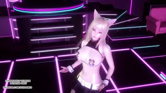 [MMD] NAYEON - POP Ahri Erotic Kpop Dance League Of Legends KDA Uncensored Hentai