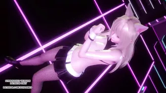 [MMD] NAYEON - POP Ahri Erotic Kpop Dance League Of Legends KDA Uncensored Hentai