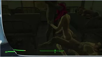 Sex wif in a porn game fallout 4. Threesome fuck wife | Porno Game, 3D