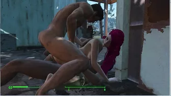 Sex wif in a porn game fallout 4. Threesome fuck wife | Porno Game, 3D