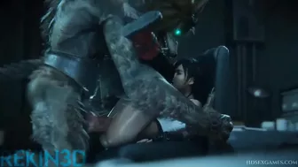 Tifa Gets Fucked By A Werewolf