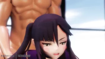 Genshin Impact - Mona's Xmas Gift [UNCENSORED HENTAI 4K R-18 MMD]