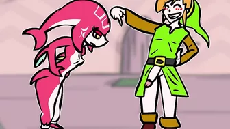 Mipha x Link! Zelda Rule34 Animation Cartoon