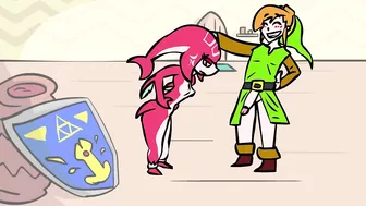 Mipha x Link! Zelda Rule34 Animation Cartoon