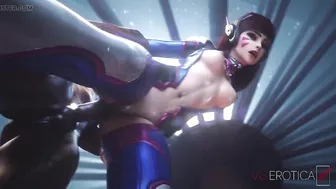 D.va get Fucked By Big Black Cock !