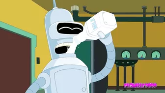 Futurama Bender and Leela cartoon porn