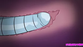 Futurama Bender and Leela cartoon porn