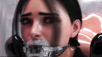 Gagged Teen in Bitchsuit 3D BDSM Animation