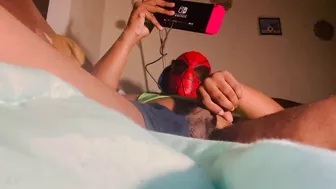 Switch sticker: Big black spidey cock cosplay my cucks & gamer chicks & sneaky links