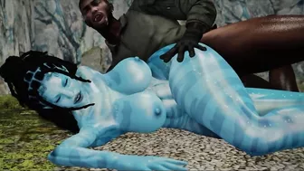 Avatar XXX: Neytiri Fucks BBC Soldier