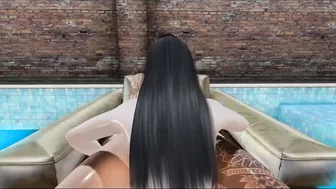 SECOND LIFE - Gorgeous Sun Li Enjoy A Big Dick In The Pool