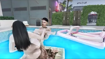 SECOND LIFE - Gorgeous Sun Li Enjoy A Big Dick In The Pool