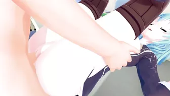 Suzuya KanColle 3D hentai 3/6