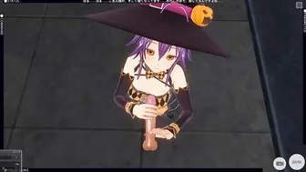 3D HENTAI POV Pumpkin girl jerking off your cock