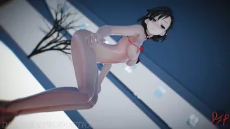 MMD R18 Nude Sexy Mitsu - Lean On - 1091