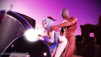 Genshin Impact - Ganyu Shuffle Dance & Anal Sex [UNCENSORED R-18 MMD 4K]