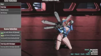 Ophelia Plays 'Pure Onyx' - Animation Gallery - Fem Cop & Vioreaper (No Commentary)