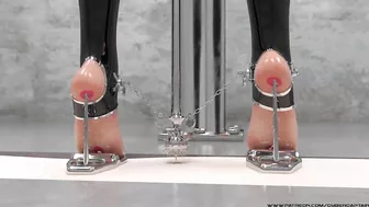 Extreme Metal Heel 3D BDSM Animation