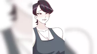 Komi's Milf Mom Bouncing Her Massive Ass and Tits to the Sad Cat Dance