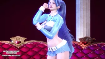 [MMD] SUNMI - Heart Burn Kaisa Sexy Kpop Dance League Of Legends KDA Uncensored Hentai R18