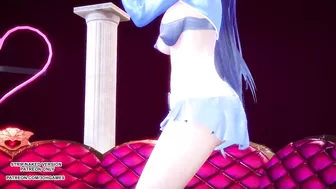 [MMD] SUNMI - Heart Burn Kaisa Sexy Kpop Dance League Of Legends KDA Uncensored Hentai R18