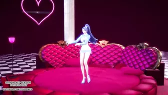 [MMD] SUNMI - Heart Burn Kaisa Sexy Kpop Dance League Of Legends KDA Uncensored Hentai R18