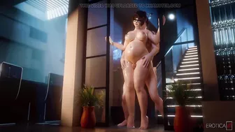 Overwatch - Pregnant Mei Thigh Sex (Animation with Sound)