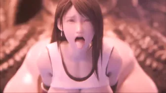 Hentai 3D tifa fuck monster ( 4k )