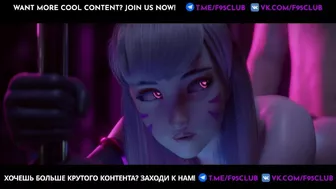 Stripper Dva got a good fuck with cum (Sex overwatch)