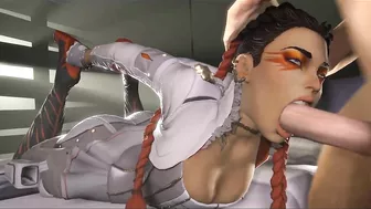 3D Compilation: Apex Legends Loba Deepthroat Blowjob Dick Ride Titjob Uncensored Hentai