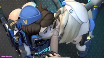 OVERWATCH TRACER DOUBLE BLOWJOB STEWHESE