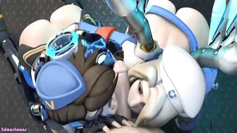 OVERWATCH TRACER DOUBLE BLOWJOB STEWHESE