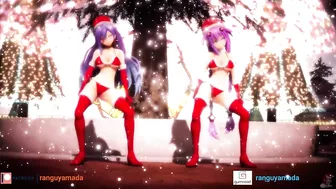 MMD R18 Iris Heart x Purple Hear Christmas Chocolate Cream