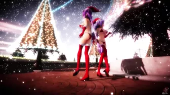 MMD R18 Iris Heart x Purple Hear Christmas Chocolate Cream