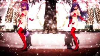 MMD R18 Iris Heart x Purple Hear Christmas Chocolate Cream