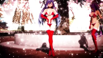 MMD R18 Iris Heart x Purple Hear Christmas Chocolate Cream