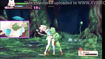 Cute blonde in hentai ryona sex with green men in Stray c of belhein new hentai gameplay