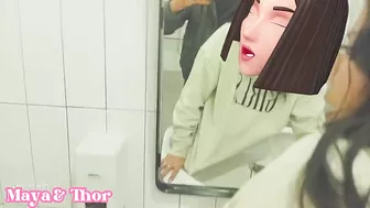 GAME OF HANDS in PUBLIC TOILET