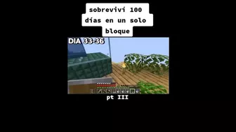 historia de como sobreviví 100 días en Minecraft hard core en un solo bloque- parte 3