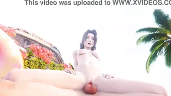 3D Compilation: Tifa Lockhart Aerith Beach Orgy Final Fantasy 7 Remake Uncensored Hentai