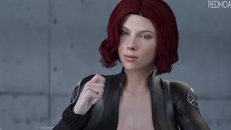 Black Widow (Natasha Romanoff) 3D Animation by Redmoa