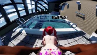 Azur Lane - Honolulu Pool Doggy [4K VR UNCENSORED HENTAI]