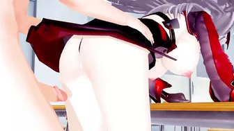 Prinz Eugen azur lane 3D hentai 5/7