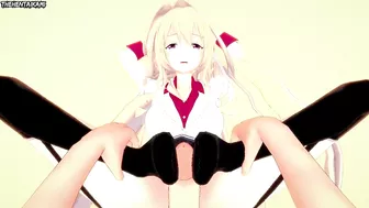 Hentai POV Feet Gakusen Toshi Asterisk Claudia Enfield