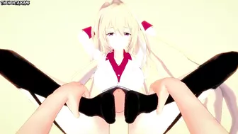 Hentai POV Feet Gakusen Toshi Asterisk Claudia Enfield