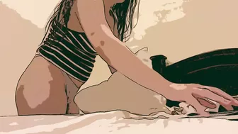 Cartoon effect petite latina loud moanings homemade masturbation OnlyFans: studentwhoneedsmoney $3