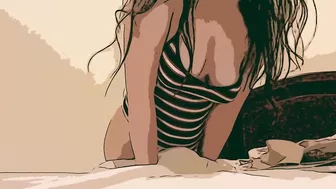 Cartoon effect petite latina loud moanings homemade masturbation OnlyFans: studentwhoneedsmoney $3